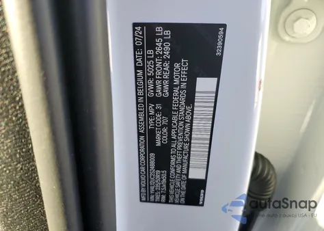 2025 Volvo Xc40 Plus z USA, uszkodzony, nr VIN YV4L12UC2S2488009